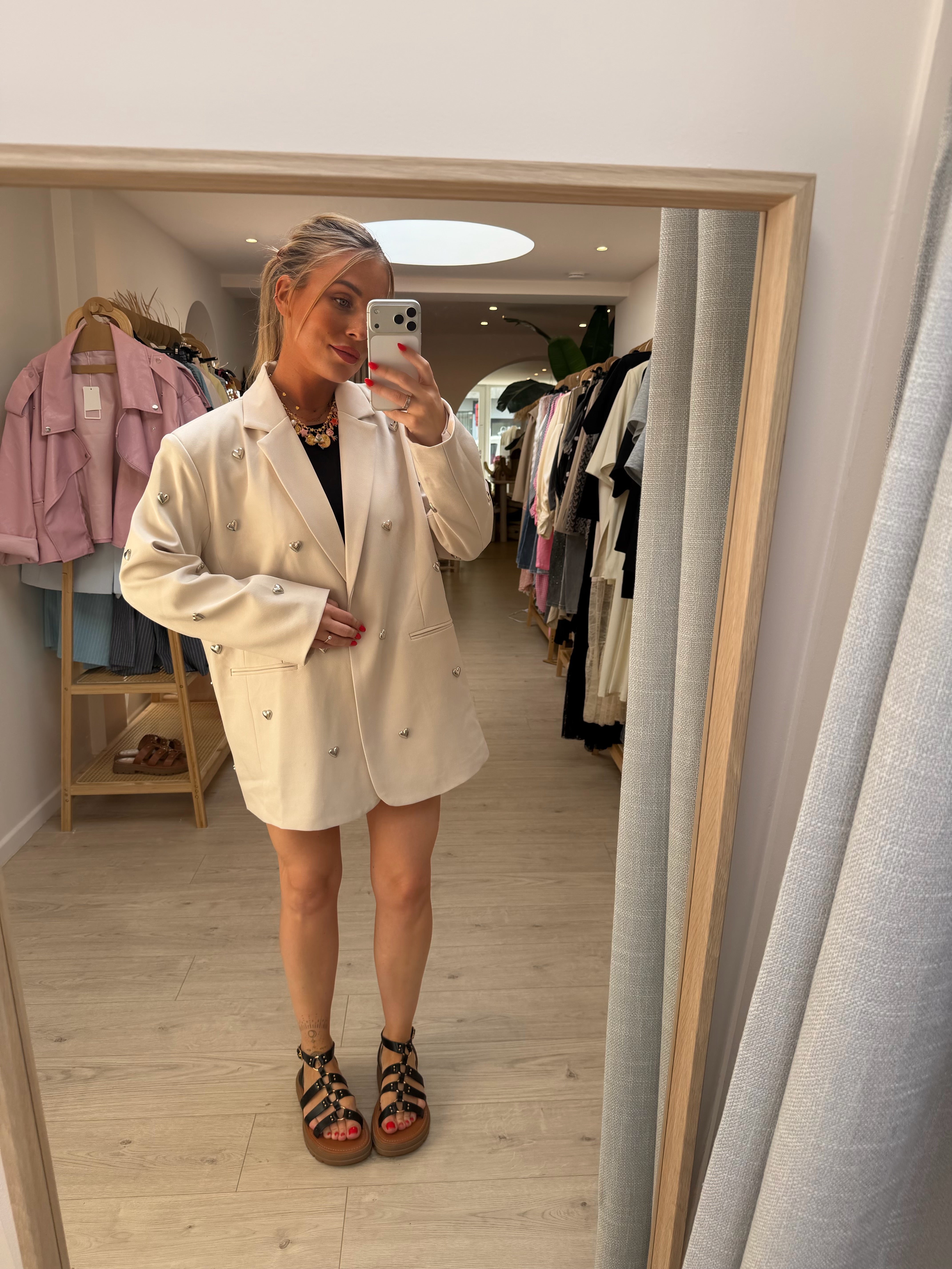 Blazer à coeurs