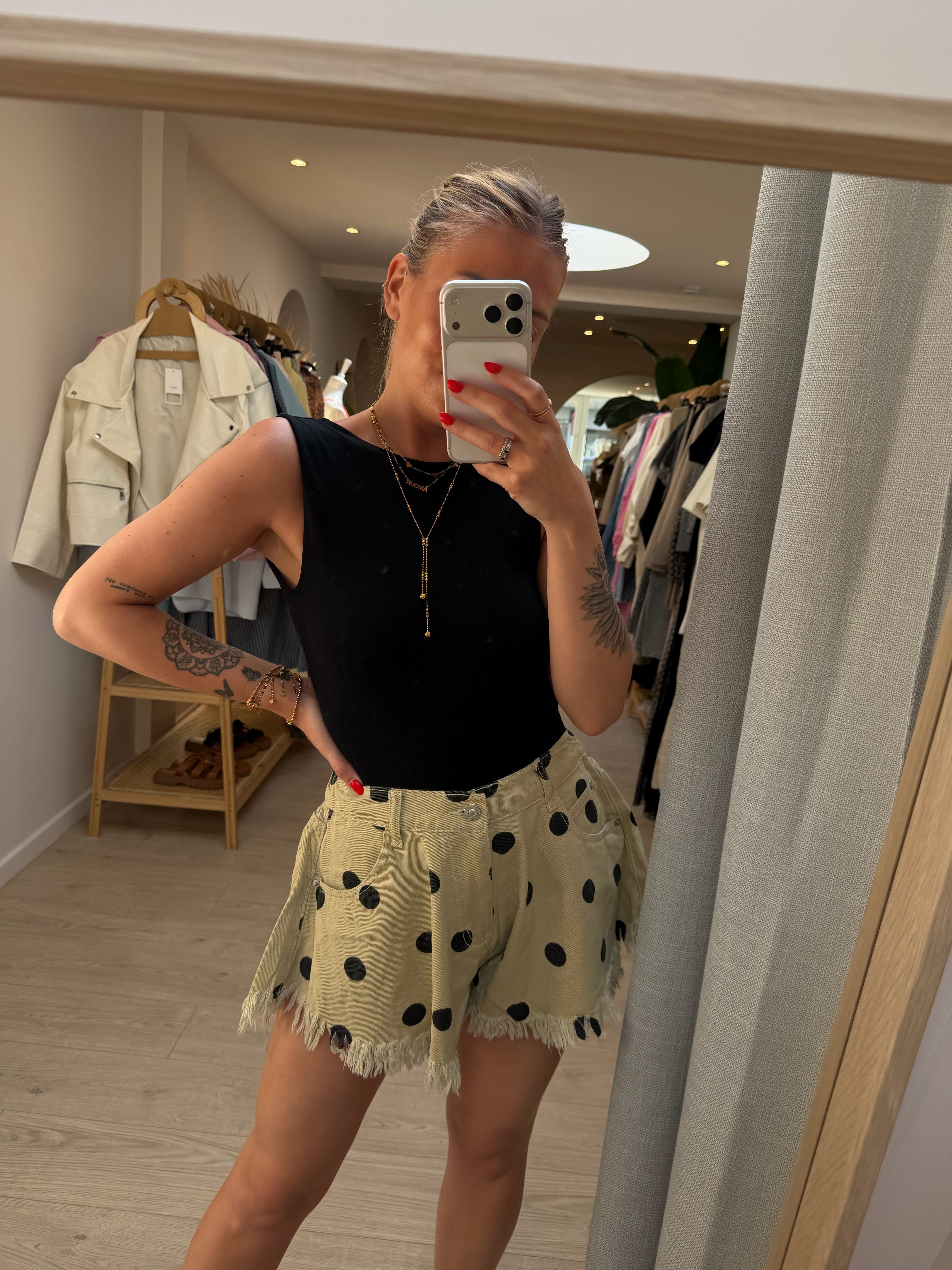 Short à pois