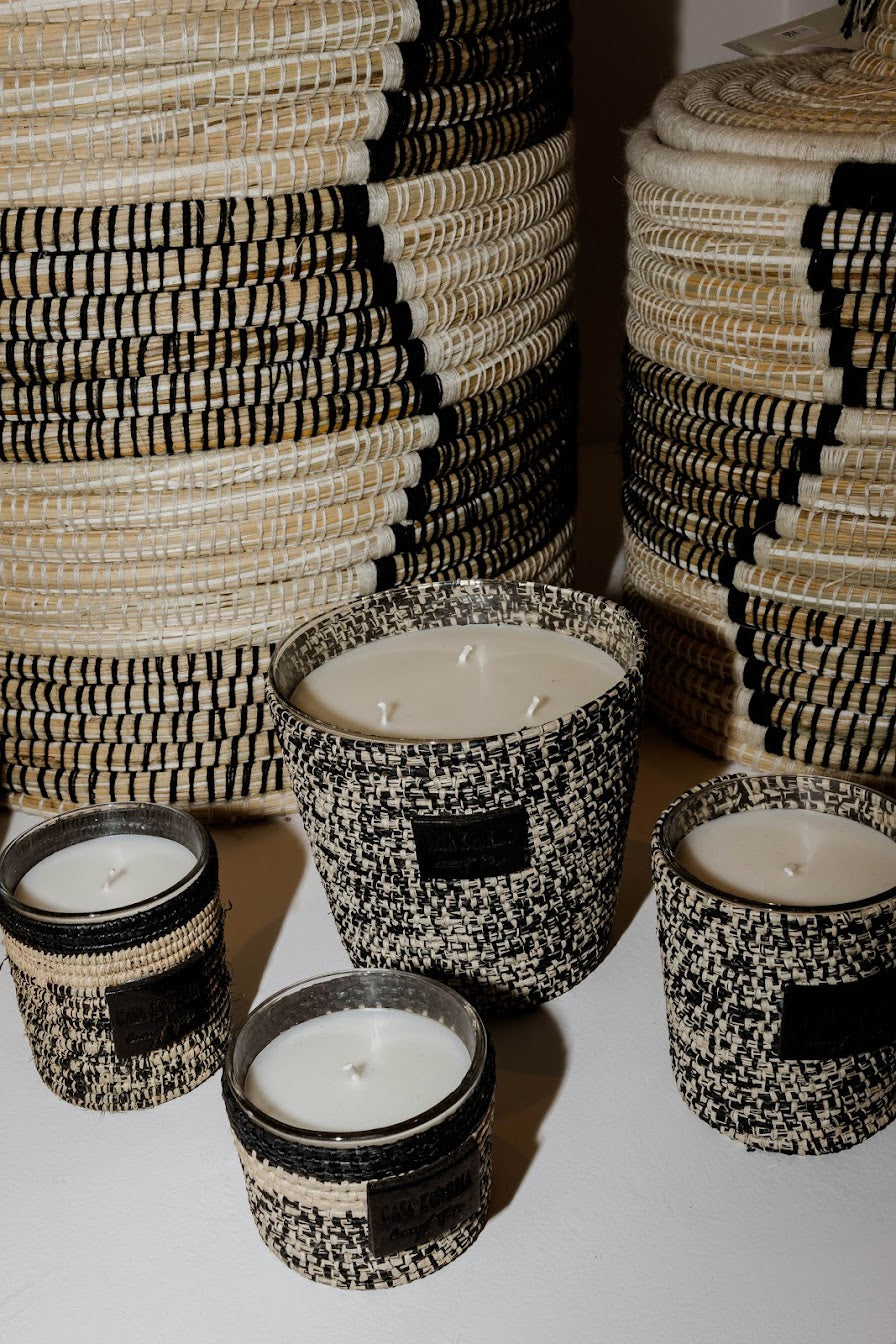 Panier Tajine Blanc et Noir