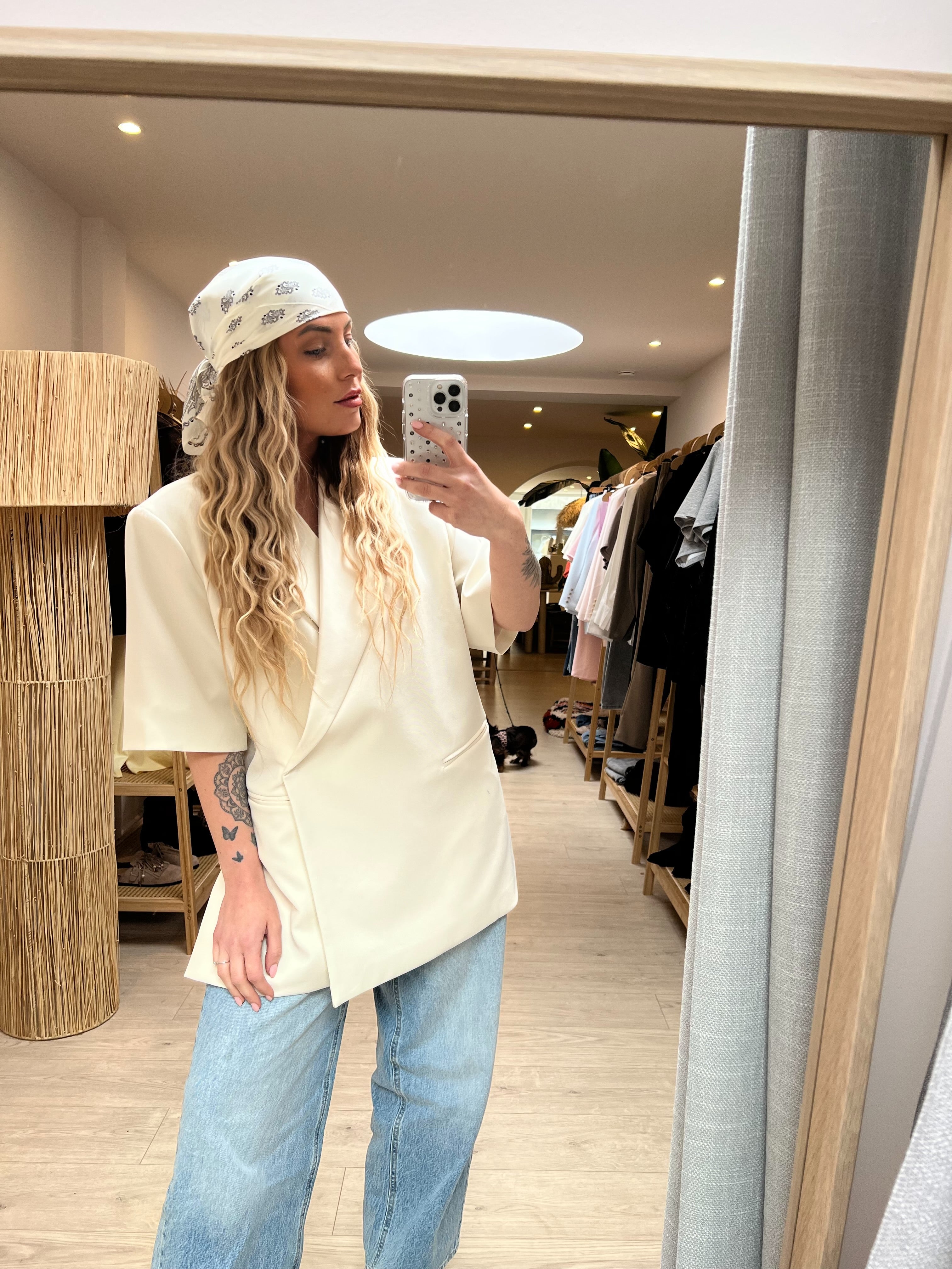 Blazer manches courtes